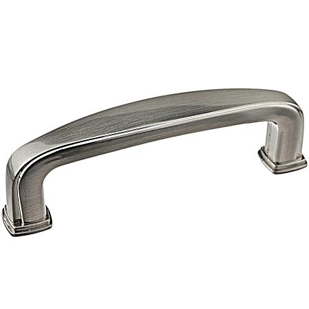 3 in Brushed Nickel Transitional Metal Pull