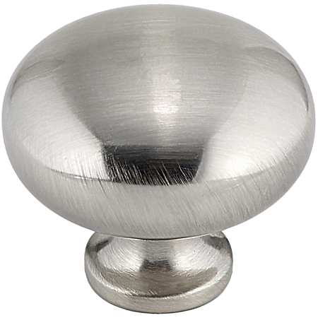 1-1/4 in Brushed Chrome Contemporary Metal Knob