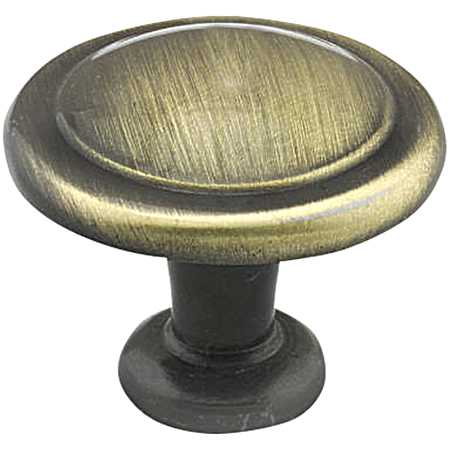 1-1/4 in Antique English Traditional Metal Knob