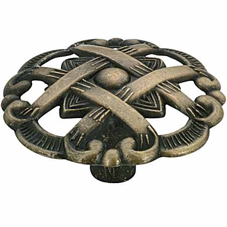 1-15/32 in Antique English Traditional Metal Knob