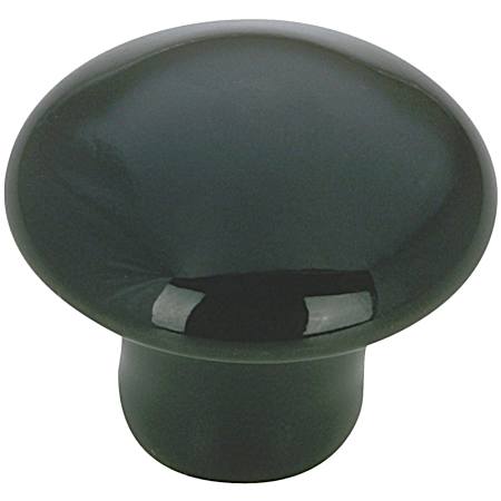 1-3/8 in Black Eclectic Ceramic Knob