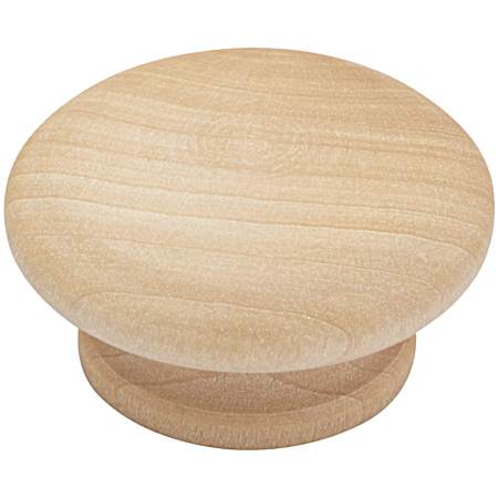 1-1/2 Maple Eclectic Wood Knob - 2 Pk