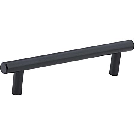 5-1/32 in Matte Black Contemporary Metal Pull
