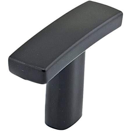 1-1/2 in Matte Black Transitional Metal Knob