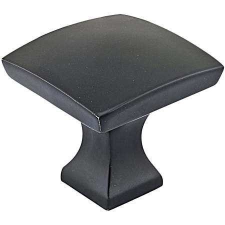 1-5/16 in Matte Black Transitional Metal Knob