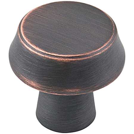 1-1/16 in Brushed Oil-Rubbed Bronze Contemporary Metal Knob