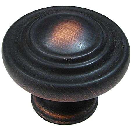 1-11/32 in Brushed Oil-Rubbed Bronze Traditional Metal Knob