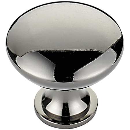1-3/16 in Black Nickel Contemporary Metal Knob