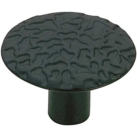 1-1/16 in Black Traditional Metal Knob