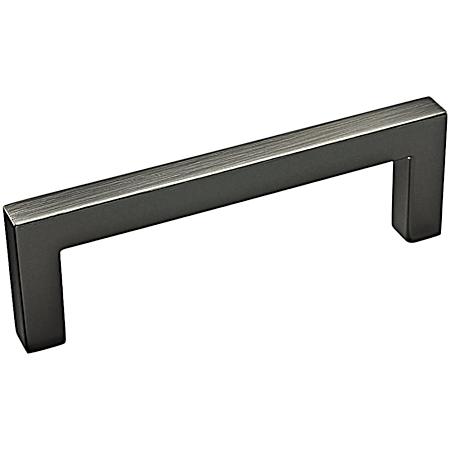 3-25/32 in Antique Nickel Contemporary Metal Pull