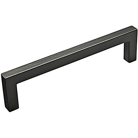 5-1/32 in Antique Nickel Contemporary Metal Pull