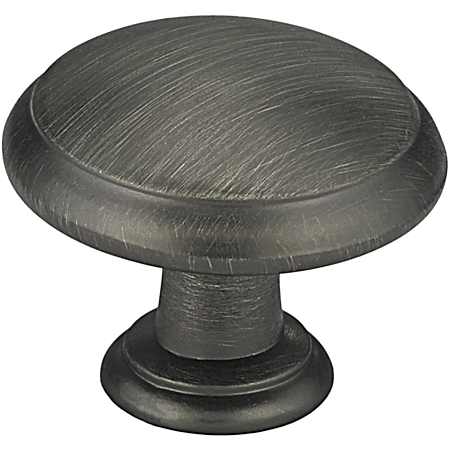 1-3/16 in Antique Nickel Transitional Metal Knob
