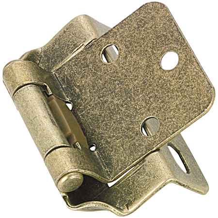 Antique Brass Finish Self-Closing Hinge