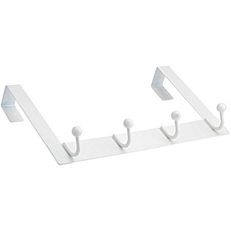 White Utility Over-The-Door Hook