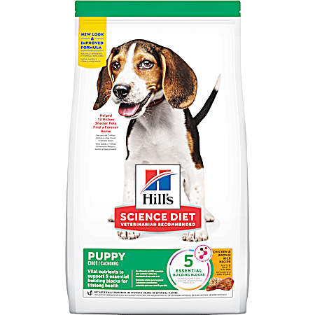 Science Diet Puppy Chicken & Brown Rice Dry Dog Food, 27.5 lbs