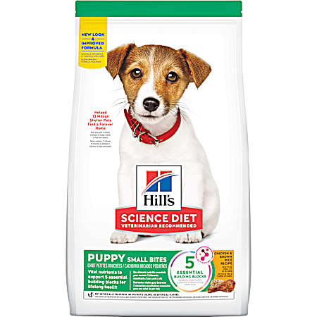 Science Diet Puppy Small Bites Chicken & Brown Rice Dry Dog Food 12.5 lbs
