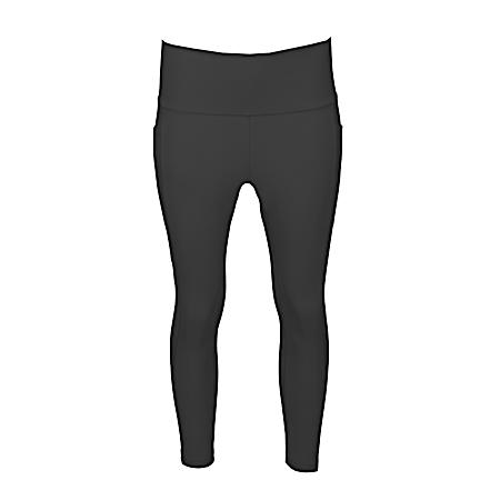 Women's Carbon Peached Interlock Ankle Leggings w/ Pockets