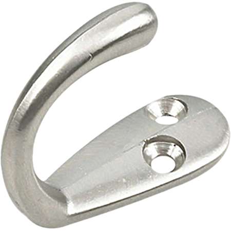 Brushed Nickel Wardrobe Hooks