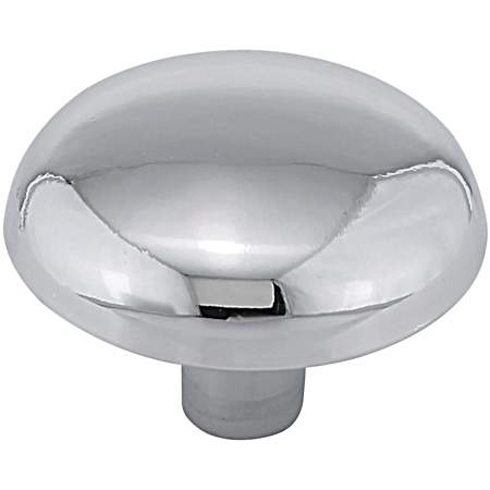 1-1/4 in Chrome Traditional Metal Knob