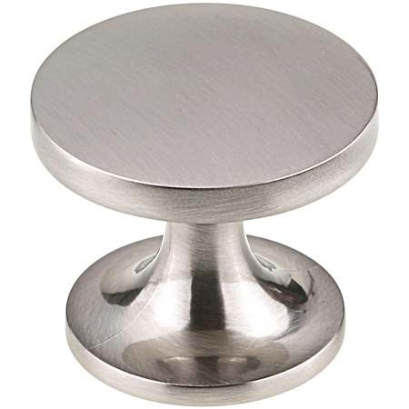 1-23/32 in Brushed Nickel Contemporary Metal Wardrobe Knob