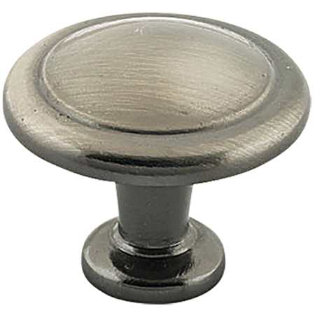 1-1/4 in Brushed Pewter Traditional Metal Knob