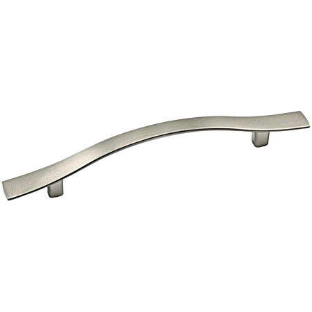 3-25/32 in Brushed Nickel Transitional Metal Pull