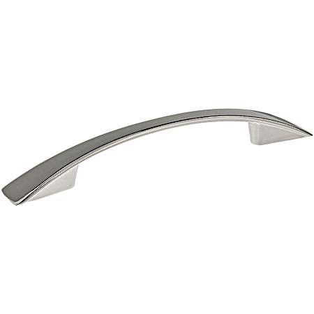 3-25/32 in Polished Nickel Contemporary Metal Pull