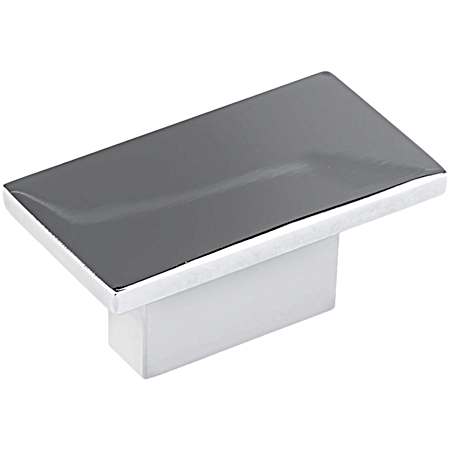 1-9/16 in Polished Nickel Contemporary Metal Knob