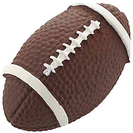 2-1/16 in Patterned Eclectic Polyester Football Knob