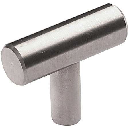 1-9/16 in Stainless Steel Contemporary Knob