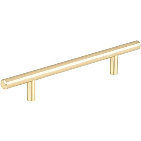 5-1/32 in Satin Brass Contemporary Metal Pull