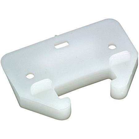 White Plastic Wood Slide Central Guide