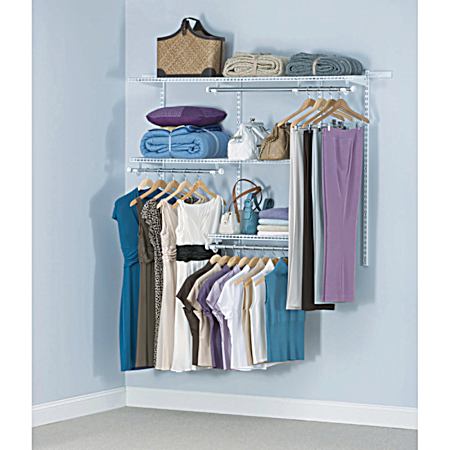 Classic Custom 3-6 ft White Closet Configurations