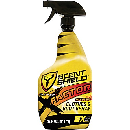 32 oz Cold Fusion X-Factor Clothes & Boot Spray FALL BLEND