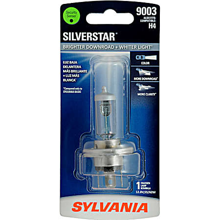 SilverStar Halogen Headlight Bulb - 9003STBP2