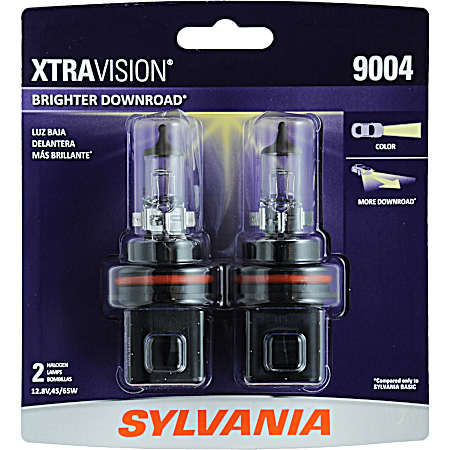 XtraVision Halogen Headlight Bulb - 9004XVBP2