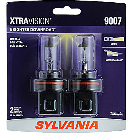 XtraVision Halogen Headlight Bulb - 9007XVBP2