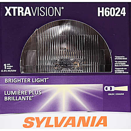 XtraVision Halogen Sealed Beam Headlight - H6024XVBX