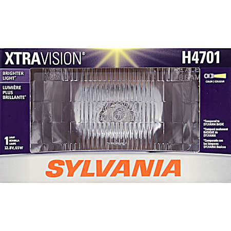 XtraVision Halogen Sealed Beam Headlight - H4701XVBX