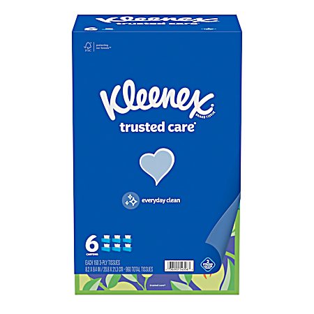 Trusted Care 160 Ct Facial Tissue - 6 Pk