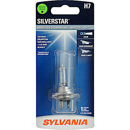SilverStar Halogen Headlight Bulb - H7STBP