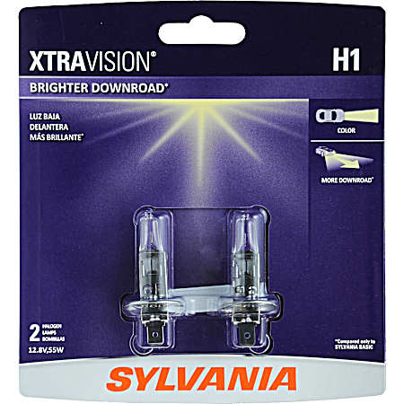 XtraVision Halogen Headlight Bulb - H1XVBP2