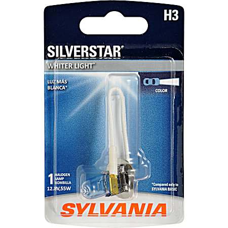 SilverStar Halogen Headlight Bulb - H3STBP