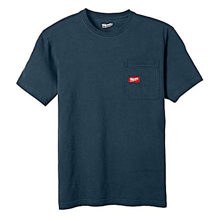 Men's Heavy Duty Short Sleeve Pocket Shirt