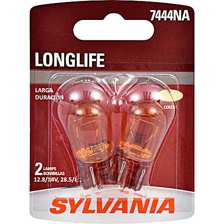 Longlife 7444NA Cream Miniature Incandescent Bulbs - 2 Pk