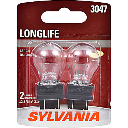 Longlife 3047 Cream Miniature Incandescent Bulbs - 2 Pk