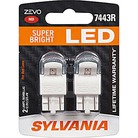 7443R Red LED Mini Bulb - 2 Pk
