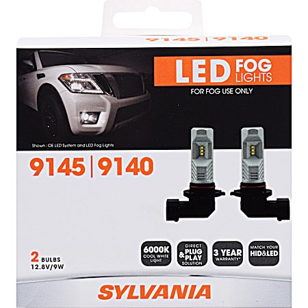 9145 White LED Fog Bulb - 2 Pk