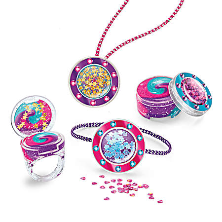 Glitter & Gem Lip Gloss Lockets
