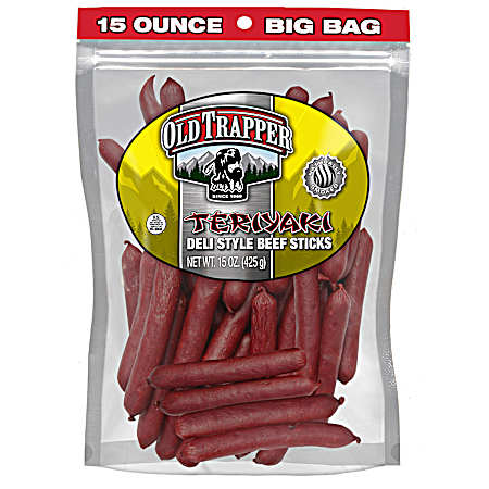 15 oz Teriyaki Deli Style Beef Sticks